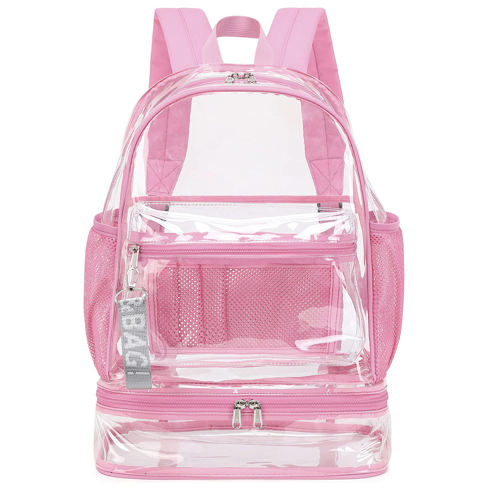 mygreen Clear Backpack with Bottom Compartment for Lunch Box